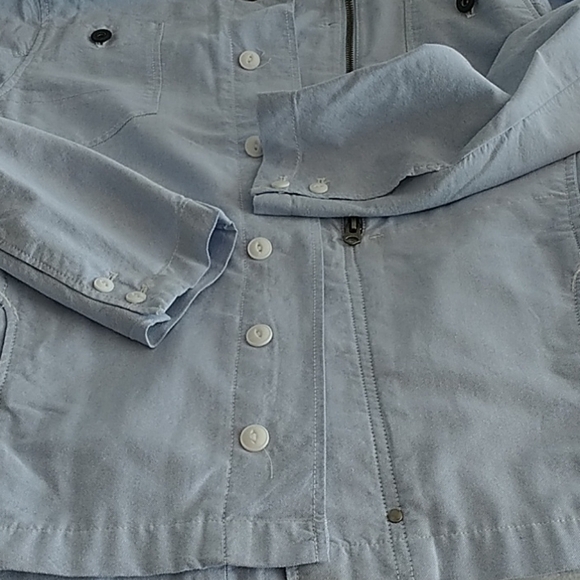 21Men Los Angeles light blue Shirt/Jacket Sz  SP - Picture 11 of 12